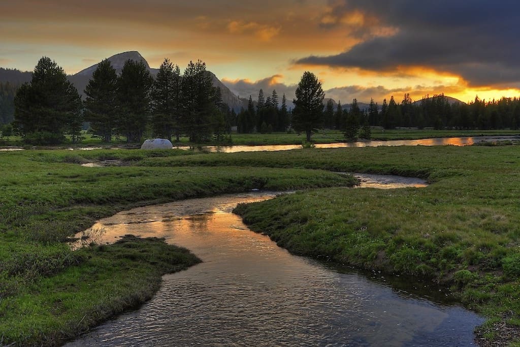 Tuolumne Meadows Campground in Yosemite