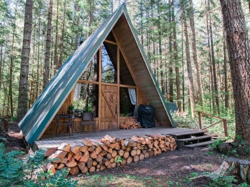 Mt Rainier A-Frame Cabin rental in Ashford WA
