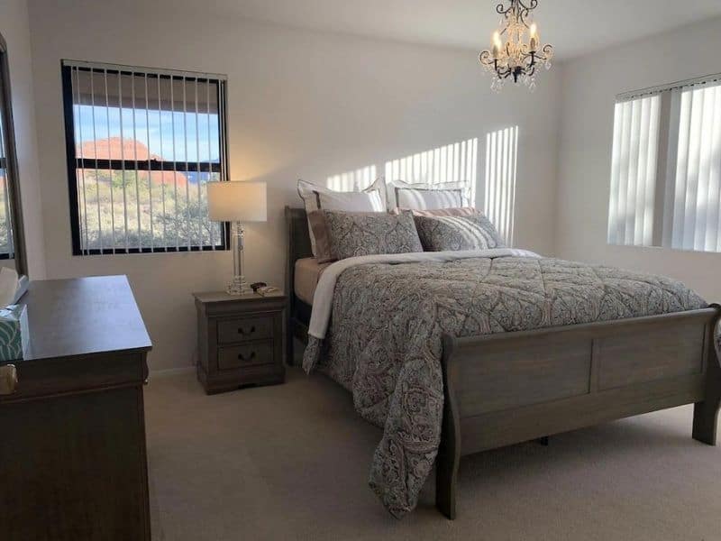 Bedroom at Dynamic Red Rock Views - Airbnbs in Sedona