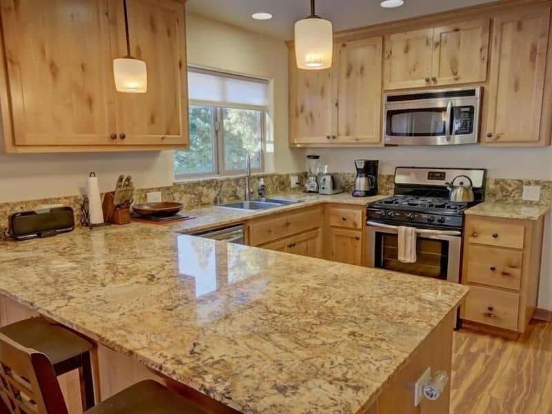 Kitchen at Alpine Escape Yosemite cabin