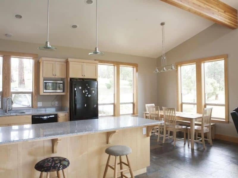 Kitchen at Johnson Family Cabin in Yosemite