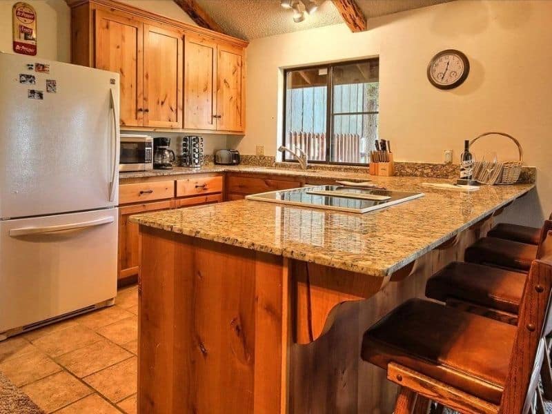 Kitchen at Yosemite Refuge Cabin
