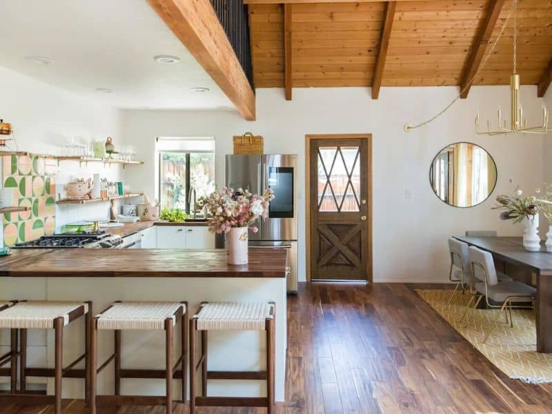 Kitchen in Big Bear cabin rental 