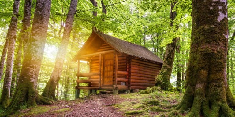 Hocking Hills Cabins for Couples - Log cabin in the woods
