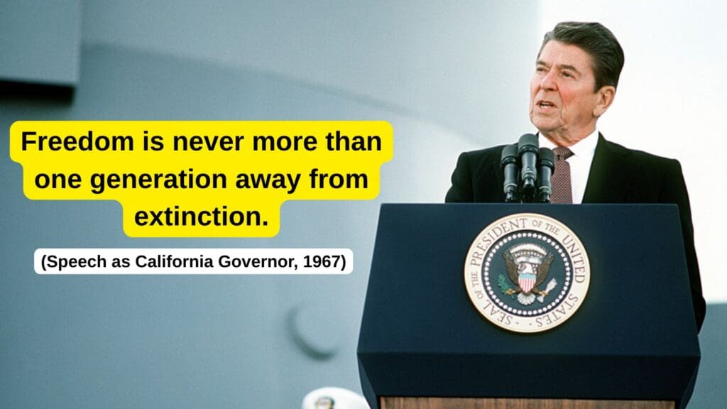 Freedom One Generation Away