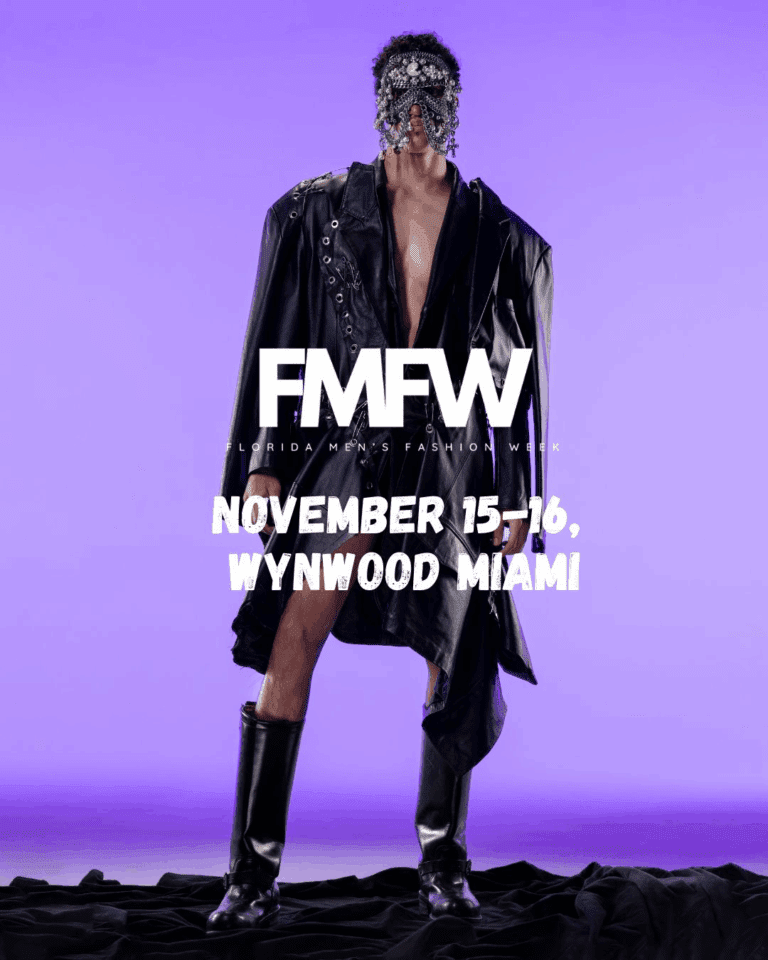 The new dates were set — Florida Men’s Fashion Week returned November 15–16, 2025.